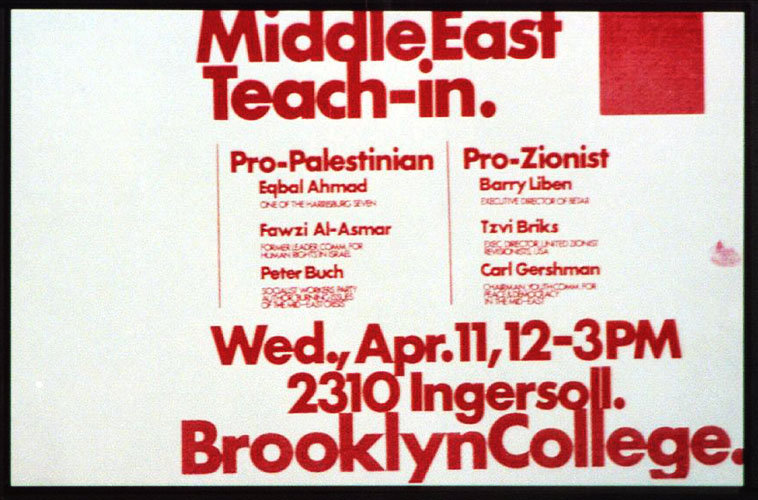 Middle East Teach-In