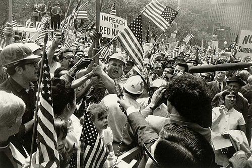 1970 NYC Hard Hat Workers vs. Students